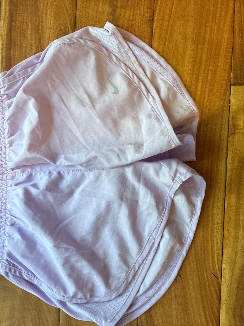 Nike Dri-Fit purple running shorts